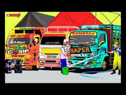 Mobil truk oleng kayu miniatur truck mainan mobilan truk oleng besar: Animasi Gambar Truk Kontes Youtube