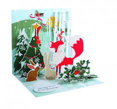 Wie man aus papier weihnachtskarten selber machen kann.um diese geschenke für weihnachten zu. Pop Up 3d Weihnachten Karte Popshot Fuchs Und Die Tierwelt 13x13 Cm 1 2 3 Geburtstag