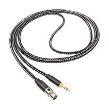 The connectors are circular in design and have between three and seven pins. 1877phono Cali Black 3 5 Mini Xlr Headphone Cable Jack 3 5mm Mini Xlr Black 1 8m Audiophonics