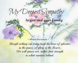 We were sad to hear the news about your father's passing—our most sincere condolences. Sympathy Messages For Loss Of Father Wordings And Messages