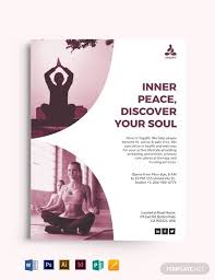 Free Health And Wellness Flyer Templates Yoga Poster Design Flyer Easy Yoga