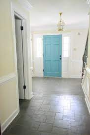 That solves my dilemma of wanting a cheery blue door outside but not inside. Painting The Back Of Your Front Door A Bold Color Young House Love