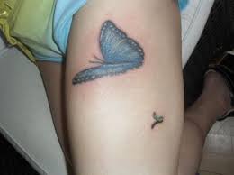 Thigh Butterfly Tattoo Designs Tattoo Designs For Women