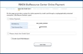 Maybe you would like to learn more about one of these? Credit Card Payment For Bioresources Riken Bioresource Research Center
