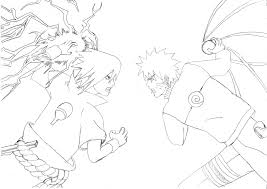 More images for how to draw rasengan step by step » Naruto And Sasuke Line Drawing Novocom Top