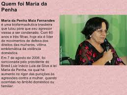 Símbolo de luta e determinação, a farmacêutica maria da penha maia fernandes mostrou para a sociedade a importância de se proteger a mulher da violência. Violencia Contra A Mulher