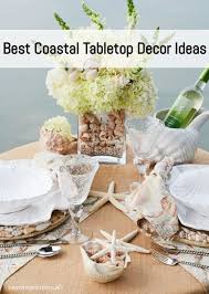 Best Coastal Tabletop Decor Ideas Table Top Decor Shell Dishes Summer Dining