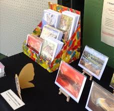 The key to selling greeting cards on etsy is marketing them to make them appealing to potential customers. Love Of Painting How To Make A Greeting Card Display Stand Greeting Card Display Stand Greeting Card Display Display Cards