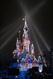 Christmas Lights At The Castle Fantasyland Disneylandpark Disneyland Paris France Disneyland Paris Disney Christmas Disneyland