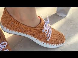 Stylish And Elegant Summer Lace Patterned Shoes Making 1 Section Mesh Shoe Making Knittin In 2020 Crochet Shoes Crochet Shoes Pattern Knit Shoes