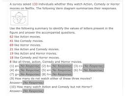 Give me all the explosions and awesome the following are a list of the best action comedy movies, and we've shared if they're available on netflix or elsewhere. Solved A Survey Asked 133 Individuals Whether They Watch Chegg Com