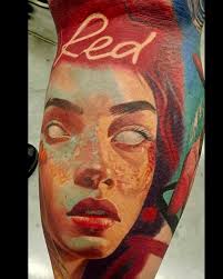 Bravo to the brilliant Female Large Color winners from this past weekend's  @VillainArts Tattoo Festival in Cleveland! Their canvas of creativity has  set the bar sky-high. Photo 1: Collaboration- @AdamAguasTattoos &  @Flipshades