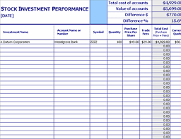 Please noted, this template is not mine. Stock Investment Performance Tracker