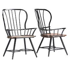 Maybe you would like to learn more about one of these? Set Of 2 Longford Metal Vintage Industrial Dining Armchairs Baxton Studio Target