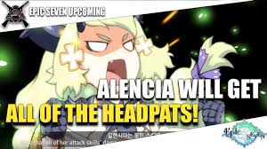 Welcome to the epic seven character gallery. Epic Seven New Hero Alencia Inc All Of The Headpats Inbound Youtube