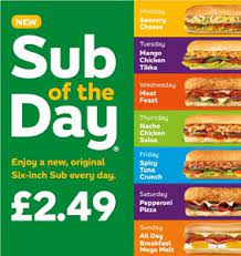Subway sub of the day. Have You Tried A Sub Of The Day Toluna