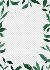 Free fall leaves border templates including printable border paper and clip art versions. Wedding Invitation U8acbu5e16 Fresh Summer Plant Borders Green Leaves Transparent Background Png Clipart Hiclipart