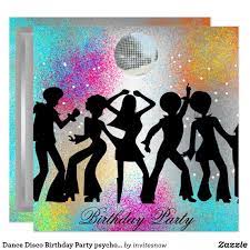Geburtstag sowie jeweils zwei einladungen zum 70. Dance Disco Birthday Party Psychodelic Invitation Zazzle Com Einladung Zur Geburtstagsparty Einladung 60 Geburtstag Disco Party