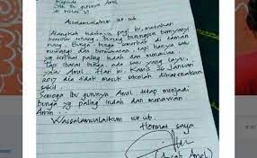 Surat untuk ibu juara 3 tingkat nasional. Contoh Surat Cinta Untuk Bunda Siswapelajar Com