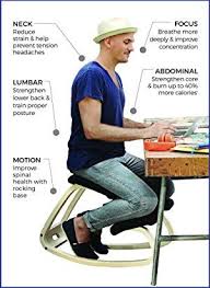 The varier variable balans kneeling chair is one of the very few iterations of the modern kneeling chair that still sticks with the blueprint of the original kneeling chair that was designed by peter opsvik back in 1979. Amazon Com Varier Variable Balans Original Kneeling Chair Designed By Peter Opsvik Dark Grey Revive Fabric With Natural Ash Base Stuhl Design Mobel Design