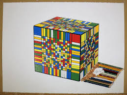 World S Largest Rubik S Cube Drawing Rubiks Cube Cube World Art Attack Ideas