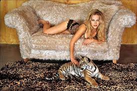 Julie Benz 8X10 sexy lingerie with tiger cub third shot | eBay