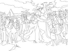 To dream in color or a color to stand out in a dream symbolizes different characters of the lord. Joseph Meet Jacob Coloring Page Free Printable Coloring Pages For Kids