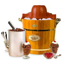 Nostalgia Electrics Old Fashioned Wood Ice Cream Maker Best Ice Cream Maker Ice Cream Maker Reviews Ice Cream Maker