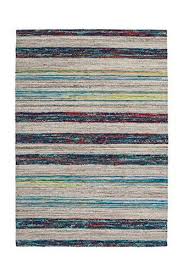 Teppich Wohnzimmer Carpet Modern Design Duarte 210 Rug Streifen Muster Wollmischung 120x170 Cm Natur Teppiche Gunsti Teppich Gunstig Teppich Wohnzimmer Teppich