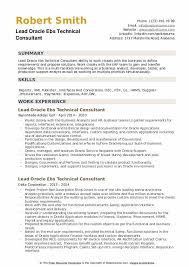 Using this query, we will be able to develop the custom reports which helps to extract the oracle ebs user, roles and responsibilities details in oracle apps. Lead Oracle Ebs Technical Consultant Resume Samples Qwikresume
