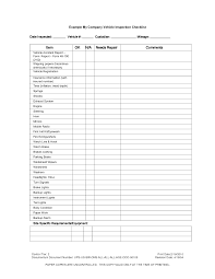 You need a safety standard inspection and certificate if you are: 7 Best Images Of Printable Vehicle Inspection Checklist Free Vehicle Inspection Checklist Form Us Inspection Checklist Vehicle Inspection Checklist Template