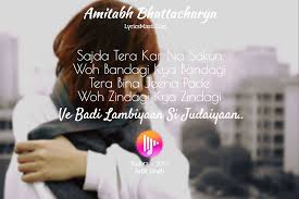 Kya Rang Laaya Dil Ka Lagana Gunje Hawa Mein Bichda Dilan Di Yaad Arijitsingh Raabta Jam8 Amitabhbhattacharya Http Lyric Quotes Song Lyric Quotes Lyrics Karena ku sanggup (agnes mo). song lyric quotes