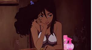 Black Girl Problems Black Girl Cartoon Cartoon Profile Pictures Brown Hair Cartoon