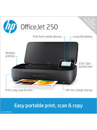 Furthermore, hp officejet 200 has a duplex printing option supported manually. Hp Officejet 250 Wireless Inkjet All In One Color Printer Office Depot