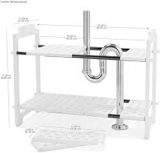 madesmart expandable undersink shelf