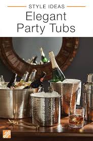 Perfect For Entertaining These Elegant Party Tubs Are Great For Hosting Guests In Style Set Up For Your Next Cocktail Party Or D Party Tub Party Entertaining