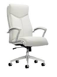Pc gaming chair racing office chair ergonomic desk chair massage pu leather recliner computer chair with lumbar support headrest armrest footrest rolling swivel task chair for women adults, white. Realspace Verismo High Back Chair White Office Depot