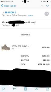 adidas yeezy 350 cleat turtle dove size 11 purchased at