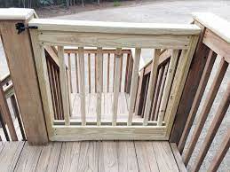 Baby Gate Building Bower Power Deck Gate Diy Deck Porch Gate