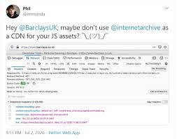Rates may change at any time without prior notice, before the account is opened. Barclays Bank Appeared To Be Using The Wayback Machine As A Cdn For Some Javascript The Register