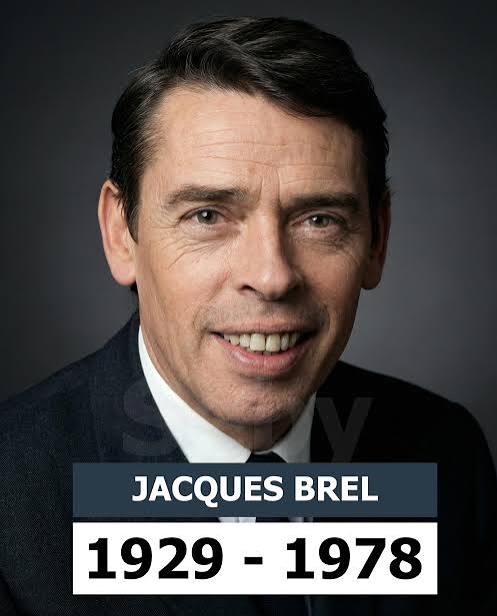 🕊️ En ce 08 avril, hommage à Jacques Brel, née le 08 avril 1929 Auteur-compositeur-interprète et acteur de génie, Jacques Brel a marqué à jamais la chanson francophone par la force de