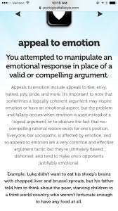 Black And White Logical Fallacy Example Appeal To Emotions Fallacy Logical Fallacies Emotions Hatred