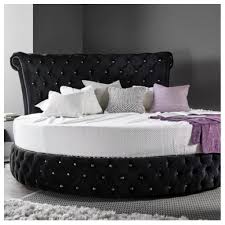 Choose from high density foam, pocket coils, cool gel memory foam, & more.we provide custom made round mattresses, round bases, and curved headboards to complete your round mattress set. Round Rio Bed Complete With Mattress House Of Bling Furniture Boutique