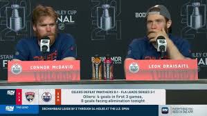 "We got to go to Florida and do a job and drag them back to Alberta":  McDavid