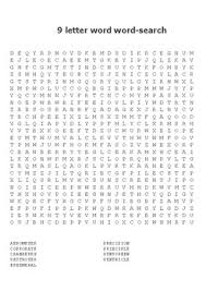 · aardvarks · aaronical · aaronitic · aasvogels · abacinate · abaciscus · abactinal · abaisance . 9 Letter Word Word Search By Eoin Mcilduff Teachers Pay Teachers