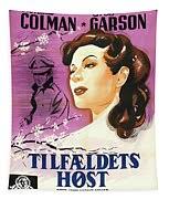 Random Harvest'', with Ronald Colman and Greer Garson, 1942 Fleece Blanket  by Retro Movie Posters
