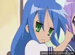 Lucky Star Good Job Gif Anime Motivational Posters Lucky Star Anime
