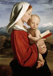 70.2 x 50 cm (27 5/8 x 19 11/16 in.) framed: William Dyce 1806 64 The Madonna And Child