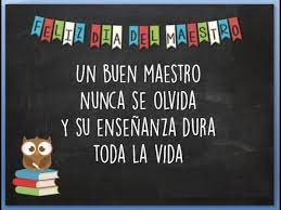 Señor te damos gracias por los maestros que desgastan su existencia en la gran obra de misericordia de enseñarle al que no sabe y así ayudarle a formar y paciencia, sencillez y eficacia. Dia Del Maestro 2021 Youtube