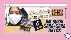 Bermain bersama keluarga di wahana air. Bm Sushi Gara Gara Tiktok Sushi Mentai Review Youtube